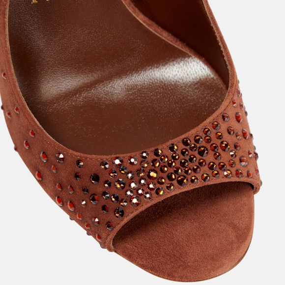 Christian Louboutin Nudes Degrachick suede sandals - Picture 3 of 11